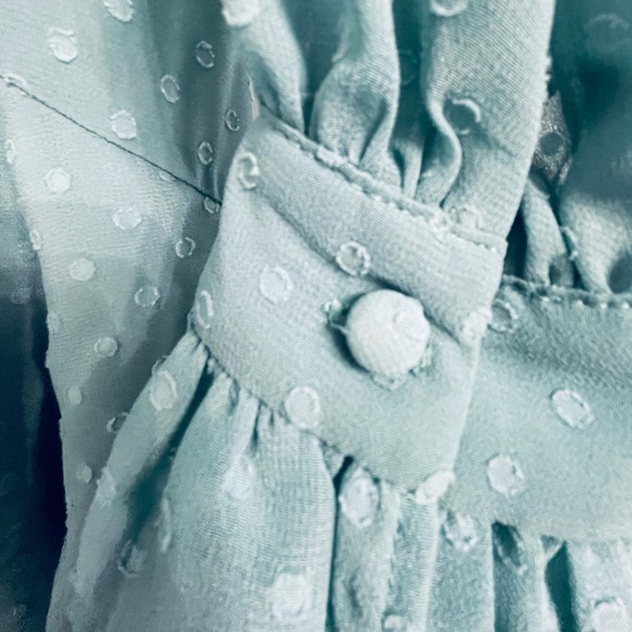 Teal (dark turquoise) long sleeve dress from Dynamite, size M. - Picture 9 of 9